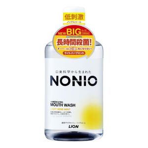 Lion NONIO 漱口水，無酒精，淡香草薄荷，1000mL