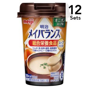 【12個セット】明治 メイバランスMiniカップ オニオンスープ味 125ml