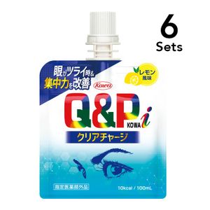 [6入組]Q&P Kowa i 淨CLEAR Charge 檸檬口味 100ml