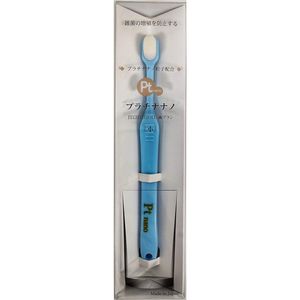 Pt nano Platinum Nano Toothbrush manmou for children, blue, 1 piece