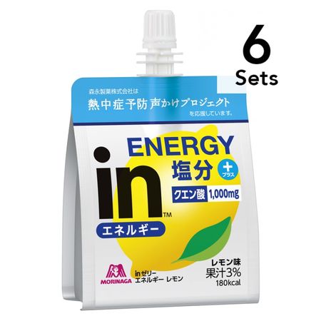 [Set of 6] in Jelly Energy Salt + Lemon Flavor 180g