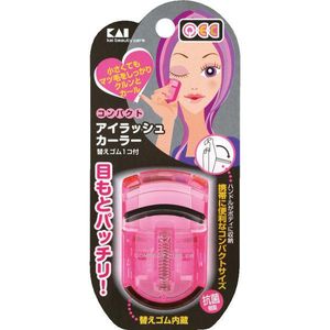 KAI Razors KQ0974 PC Eyelash Curler (Compact) Pink