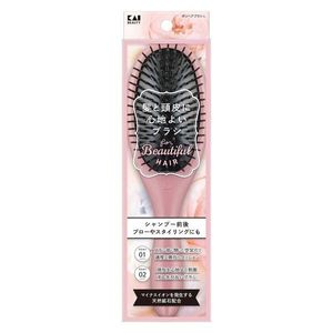 KAI Razors KQ3149 Poly Hair Brush L (Comfortable brush for hair and scalp)