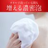 Lion hadakara body soap, foam type, floral bouquet scent