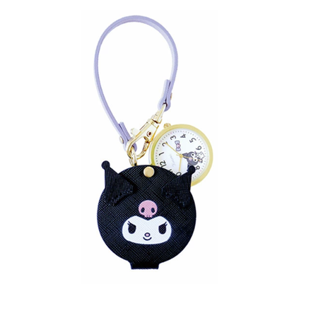 Sanrio Characters Face Die-Cut Watch S (Kuromi)