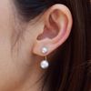 Hirayama Kaiyo Akoya pearl NATURAL Color earrings