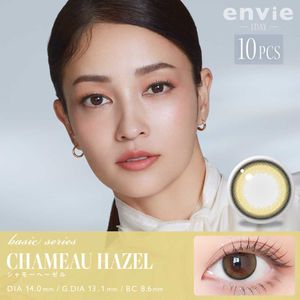 envie 1day [彩色隐形眼镜/一天/有或无度数/10片]