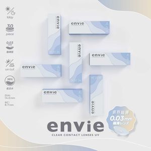 envie 1day [清扬隐形眼镜/一天/有无度数/30 片]