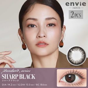 envie 1month【カラコン/マンスリー/度あり・無し/2枚入り】