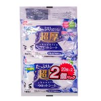 레크 물의 격락 초후 웨트 시트 20장입×2개