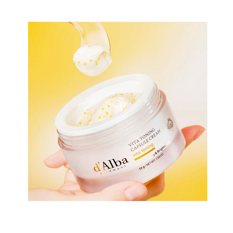 d'Alba Vita Toning Capsule Cream / 55g ｜ DOKODEMO