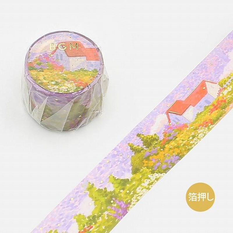 BGM 遮蔽膠帶 鋁箔印章“點彩畫法”