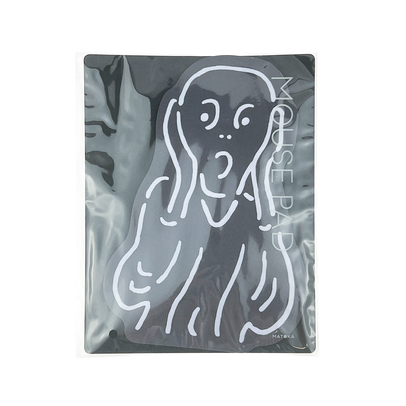 엘 코뮌 마우스 패드 다이 컷 마우스 패드 문크