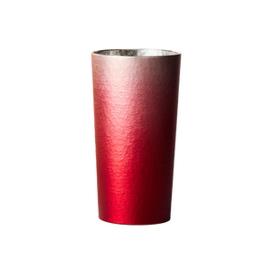 Senda Glassware Ring Rose RED Tumbler, Medium, 280mL
