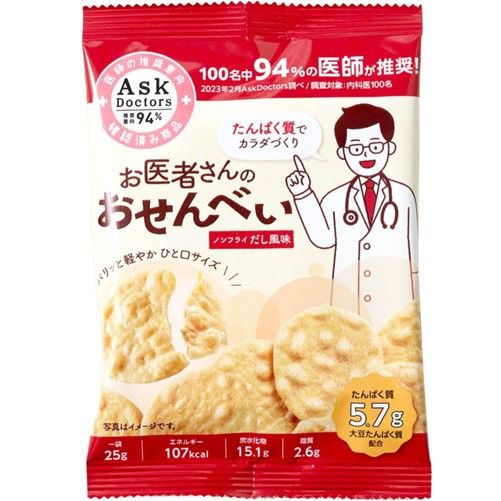お医者さんのおせんべい ノンフライだし風味 25g