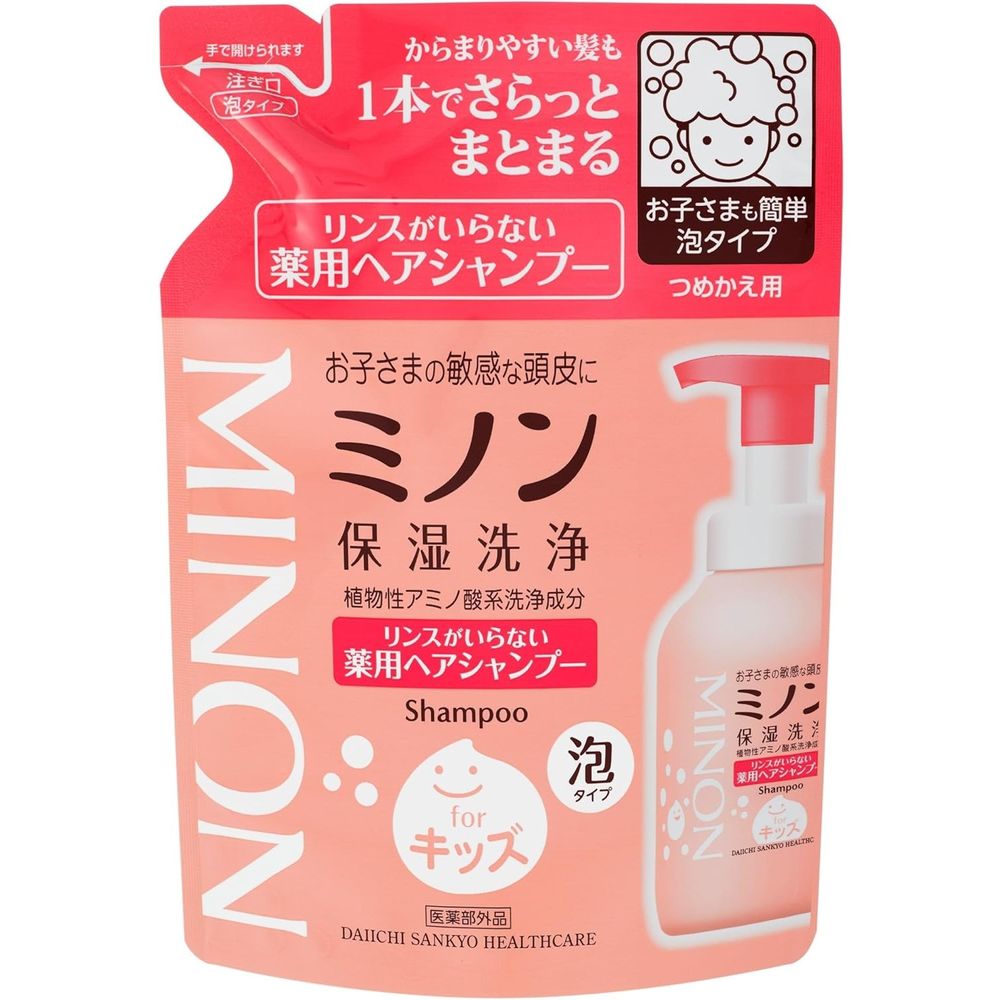 Minon 免沖洗藥用洗髮精補充裝 320ml