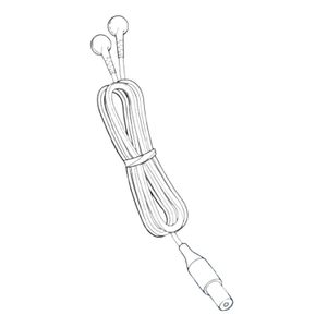 저주파 치료기 도자 코드 HV-CODE-BW 화이트