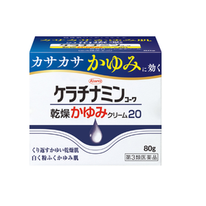 [Limited-time offer] [3rd-Class OTC Drug] Keratinamin Kowa Dry Itch Cream 20 80g