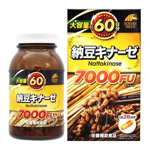 ユニマットリケン 大容量60日分 納豆キナーゼ7000FU