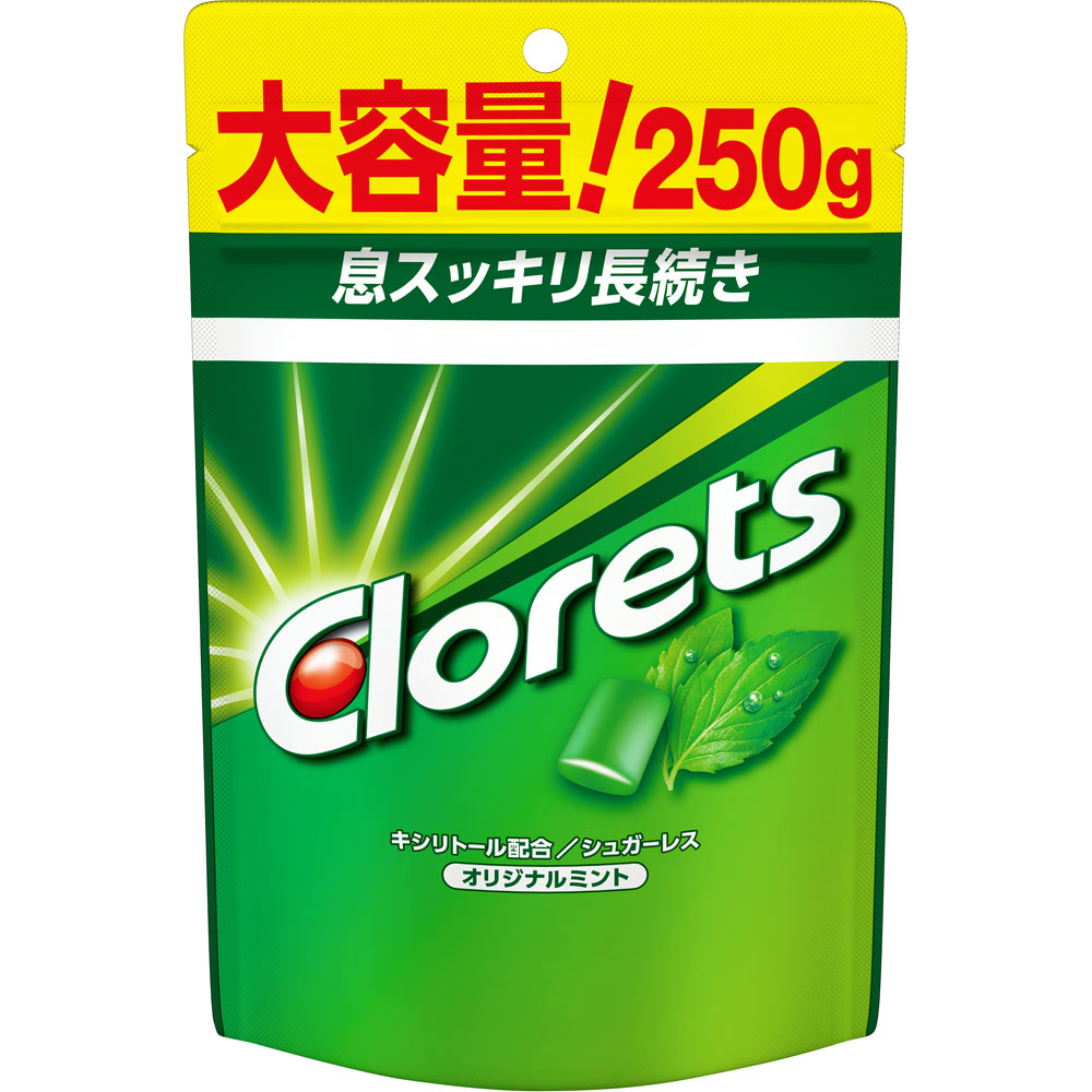 mondelez Clorets XP Original Mint Stand Pouch 250g