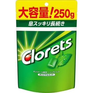 mondelez 클로레츠 XP 오리지널 민트 스탠드 파우치 250g