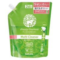 SarayaHappy Elephant幸福小象泡沫多功能清洁剂，无香型，补充装