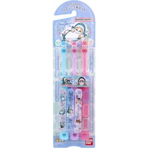Bandai mofusand toothbrush set of 3