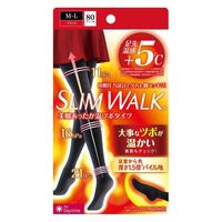 SLIMWALK/孅伶 Beautiful Legs 保暖壓力點緊身褲，80 丹尼爾，黑色