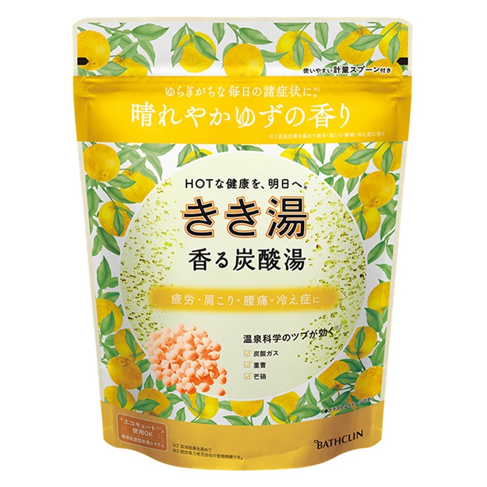 きき湯 香る炭酸湯 ゆずの香り 360g