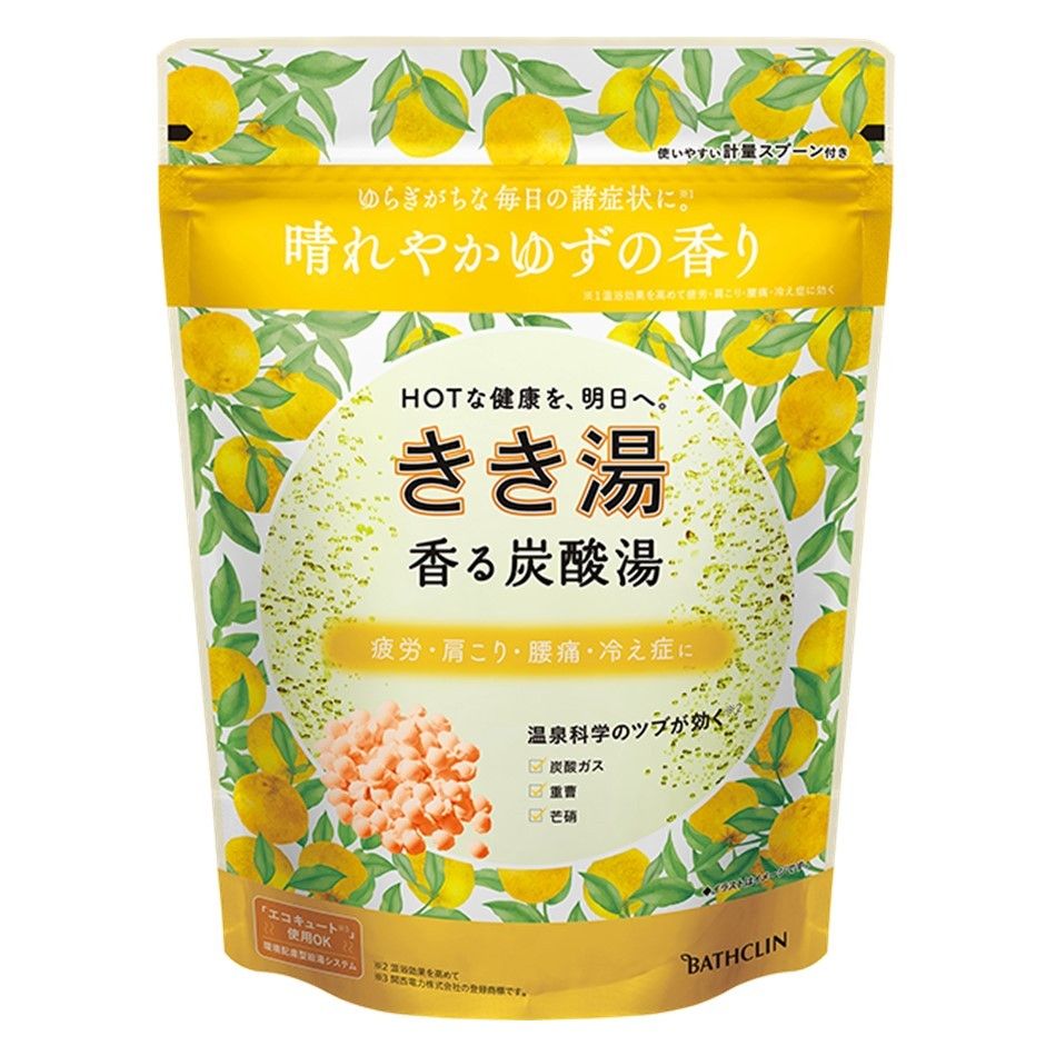 Kikiyu汤系列入浴剂碳酸沐浴露 柚子香型 360g