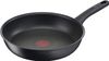 T-fal “IH Hard Titanium Unlimited Frying Pan” 28cm，适用于电磁炉和燃气灶，不含PFOA和其他有害物质，持久不粘，黑色，G26506