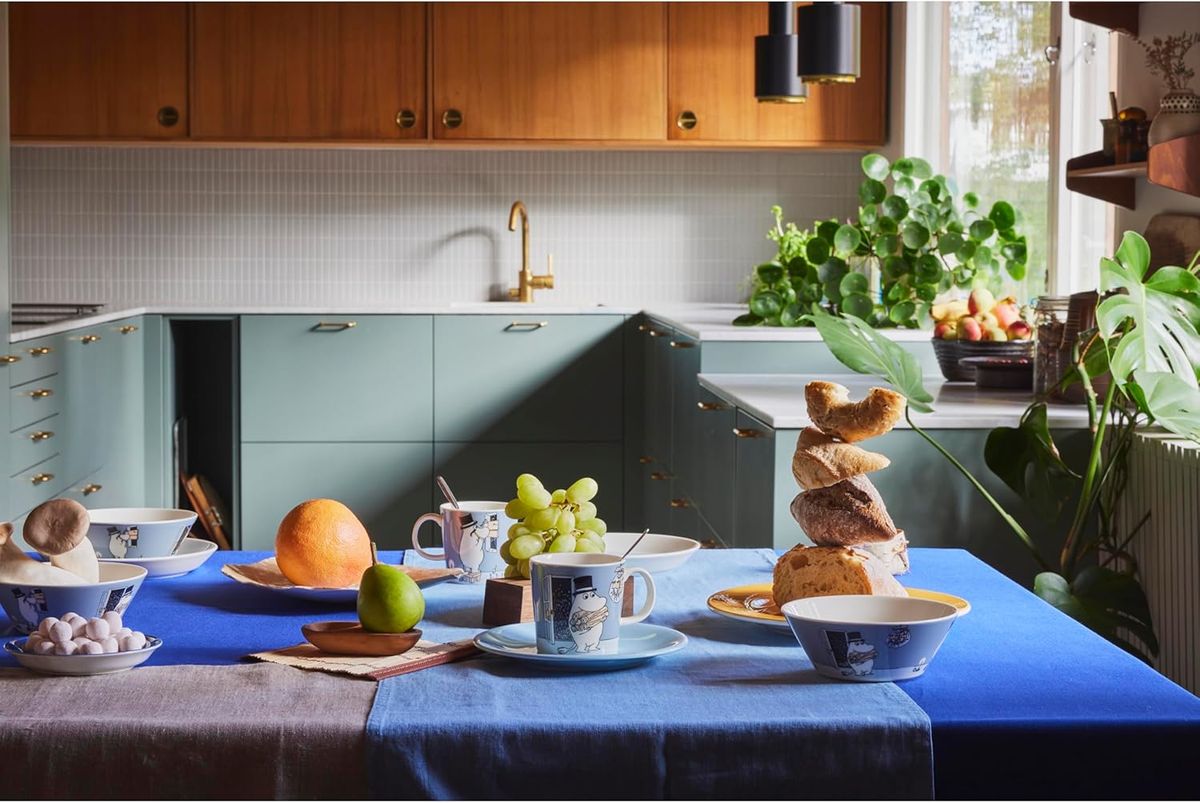 Arabia Moomin by ARABIA Classic Moominpappa 馬克杯，0.3公升，灰色，姆明餐具，1066911