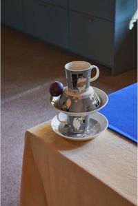 Arabia Moomin by ARABIA Classic Moominpappa 馬克杯，0.3公升，灰色，姆明餐具，1066911