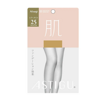 ATSUGI [Skin] Astigue Skin，自然膚感，25D/黃赭色/M-L