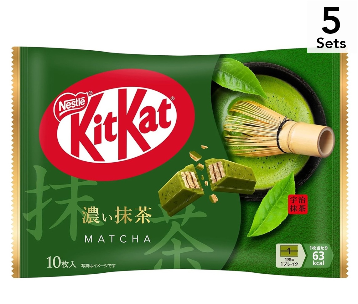 【5入組】Nestle 雀巢 Kitkat 宇治抹茶威化巧克力 10塊裝