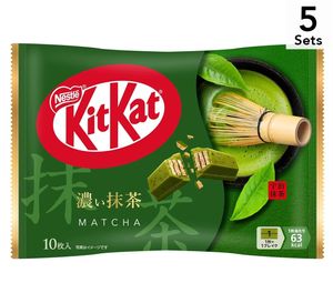 【5入組】Nestle 雀巢 Kitkat 宇治抹茶威化巧克力 10塊裝