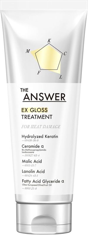THE ANSWER EX Gloss Treatment for Heat Damage (Shiny and Smooth) 220g