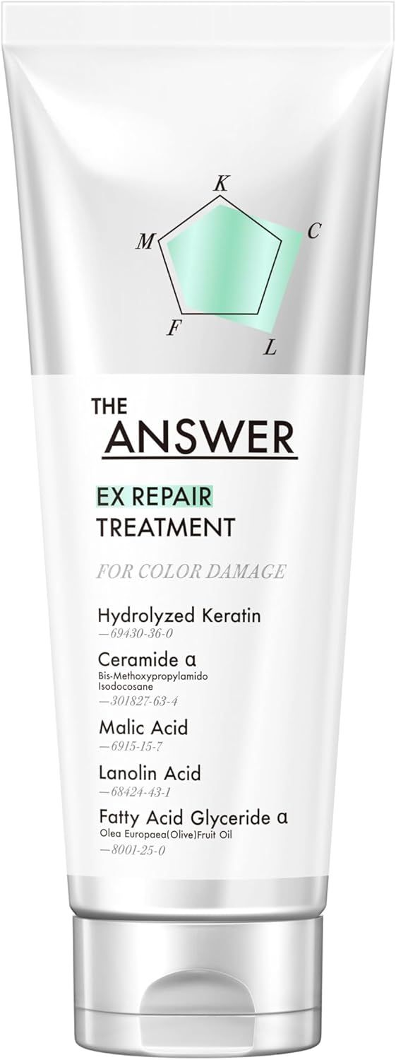 THE ANSWER EX 리페어 트리트먼트 FOR COLOR DAMAGE(윤택 매끄러운) 칼라 데미지용 220g