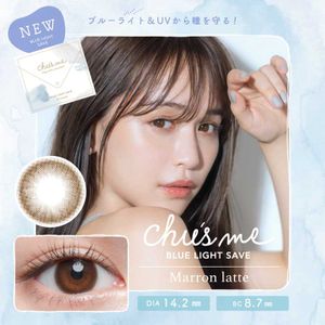 Chu's me Blue Light Save 1day [Colored Contact Lenses/One-Day/With or Without Prescription/10 Lenses]