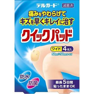 DelGuard Quick Pad Wide 4 sheets