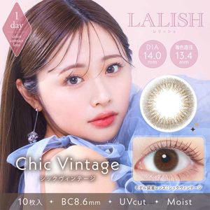 LALISH 1day [Colored Contact Lenses/One-Day/With or Without Prescription/10 Lenses]