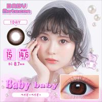 BABY Motecon 1day [彩色隱形眼鏡/日拋型/有度數或無度數/10片]