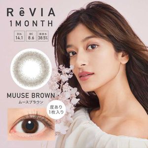 ReVIA CIRCLE 1month [Colored Contact Lenses/Monthly/Prescription/1 Lens]