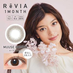 ReVIA CIRCLE 1month [Colored Contact Lenses/Monthly/Non-Prescription/2 Lenses]