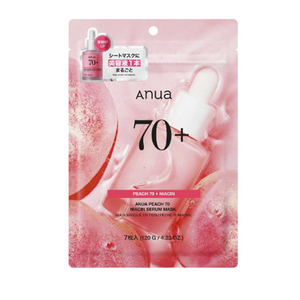 Anua 桃70ナイアシンセラムマスク / 7枚