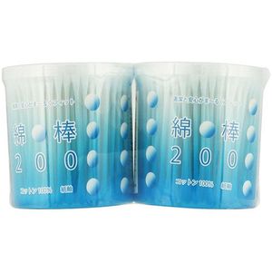 平和棉花棒 200 支紙筒