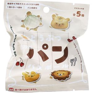 Nor Corporation Animal Bread Bath Ball, Bread Scent (Bath Additive)