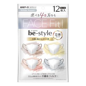 B型3D立體紙，常規尺寸，白色，12張裝