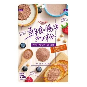 SHINSEI CORP. Breakfast x Gut-Enhancing Kinako Acai Blend 70g