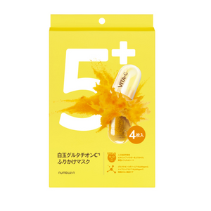 numbuzin No. 5 Shiratama 穀胱甘肽 C 面膜 / 4 片